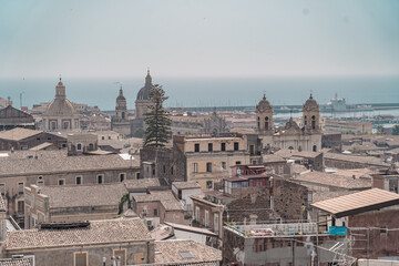 Fototapeta na wymiar View over Catania.