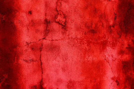 scary red wall for background. red wall haunted and spooky. horror concept