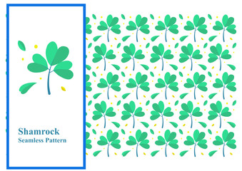 Shamrock Seamless Pattern