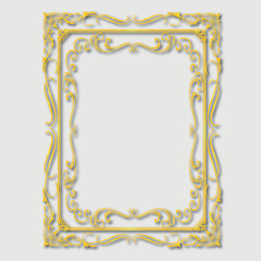 Frame, in the style of an ornament, Vector illustration eps 10, Art.