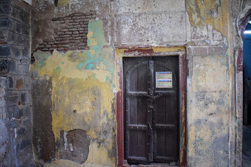 An old door of old building