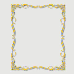 Frame, in the style of an ornament, Vector illustration eps 10, Art.