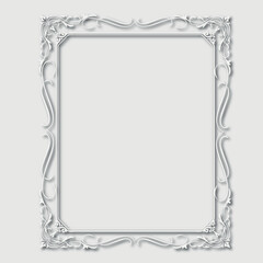 Frame, in the style of an ornament, Vector illustration eps 10, Art.