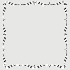 Frame, in the style of an ornament, Vector illustration eps 10, Art.