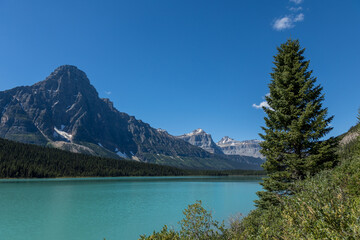 Naklejka na ściany i meble Canadian Rocky Mountain lakes views