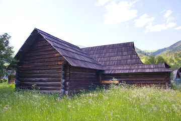 House-hrazhda Museum in village of Krivorivnya, Ukraine