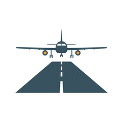 Fototapeta na wymiar Airport Landing Area Icon Vector