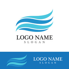 Wave beach vector illustration design