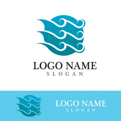 Wave beach vector illustration design