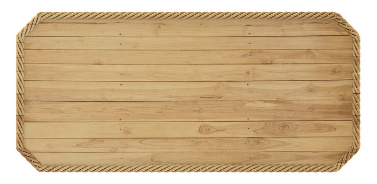 wooden board isolated on white