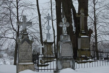 Fototapeta na wymiar cmentarz,Czarna