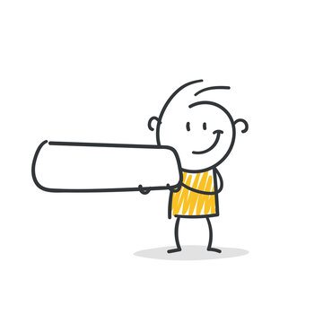 Strichfiguren / Strichm&auml;nnchen: Interpunktion Bindestrich, Minus. (Nr. 791)