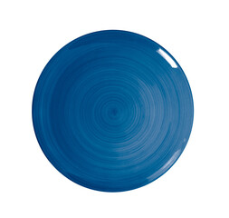 Blue Plate on transparent png