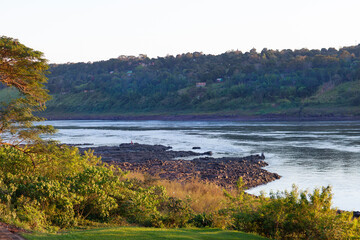 Paraná River Bank Brazil and Paraguay