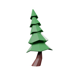 Fototapeta premium green christmas tree V2