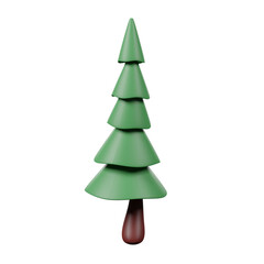 Obraz premium green christmas tree V1