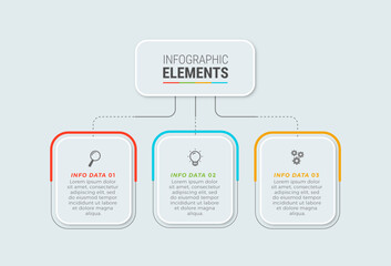 Business infographic vector elements template premium