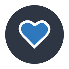 Various simple red vector heart love icon