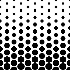 Half tone circles seamless pattern