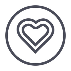 Health, heart, like, love icon