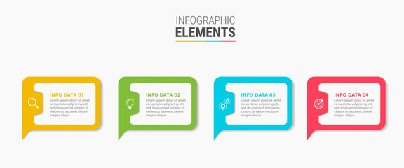 Steps infographic design