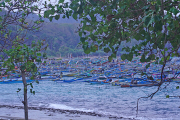 Group of boats on the beach
