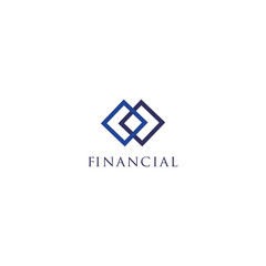 Accounting financial Logo Design vector