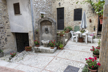Fototapeta na wymiar Scheggino (Pg), Umbria, Italia, Umbria
