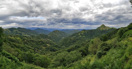 landscape with clouds