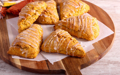 Moist pumpkin scones