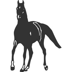 Horse Vintage Illustration Vector