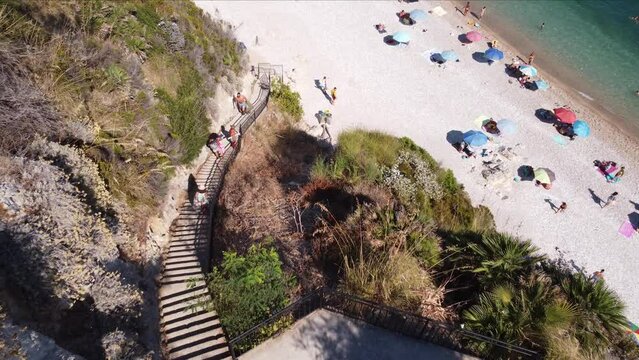 la meravigliosa spiaggia di Guidaloca, in sicilia