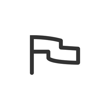 recommend clip art: Flag icon isolated on white background. Report symbol modern, simple, vector, icon for website design, mobile app, ui. Vector Illustration