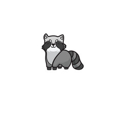 Cute Raccoon animal