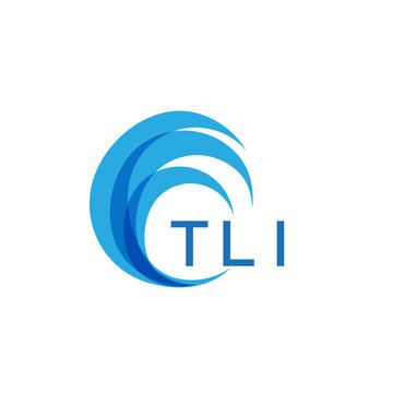 TLI letter logo. TLI blue image on white background. TLI Monogram logo design for entrepreneur and business. TLI best icon.
