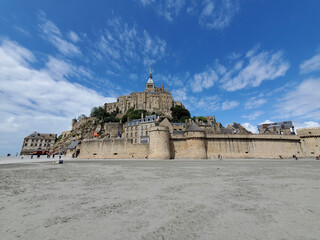 Mont Saint-Michel Castle Beach France Famous