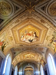 Fototapeta na wymiar interior of the cathedral of saint peter