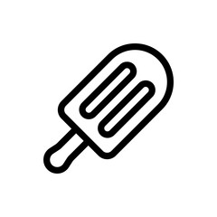 ice cream line icon illustration vector graphic 