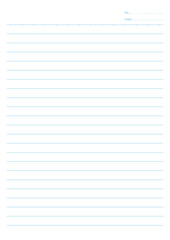 Notebook paper background. Paper lines