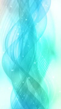  Vertical version flowing waving curves blue white abstract looping animated background