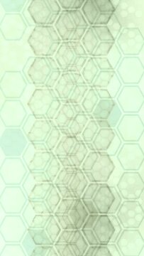  Vertical version pale soft colors hexagon looping abstract animated background