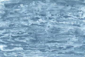 abstract textural background with gray and blue paint lines with white divorces, furrows, inflows, coasts