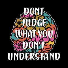 Obraz premium Mental Health Awareness Depression Human Brain Illness Support T-Shirt Design