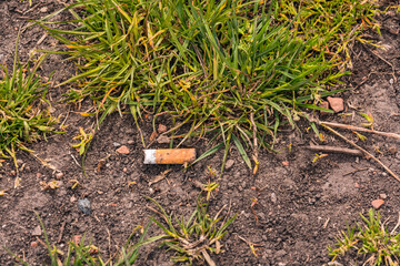Flipped cigarette butts are the most common waste product worldwide and a huge hazardous waste...