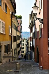 Fototapeta premium street in Zurich