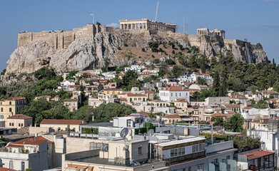 Fototapeta premium View of the of Acropolis of Athens, Greece