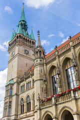 Historic town hall building in the center of Braunschweig, Germany