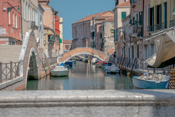 Fototapeta na wymiar Quartier du Castello à Venise, Italie.