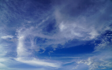 Blue sky with clouds