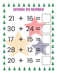 Christmas Math Activity Worksheets